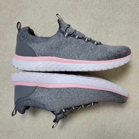 EUC Athletic Works WWAW41CA007L Women's 10W Bungee Slip On Walking Sneaker - Picture 4 of 11